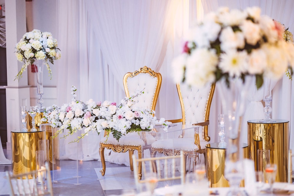 Pink & White Wedding